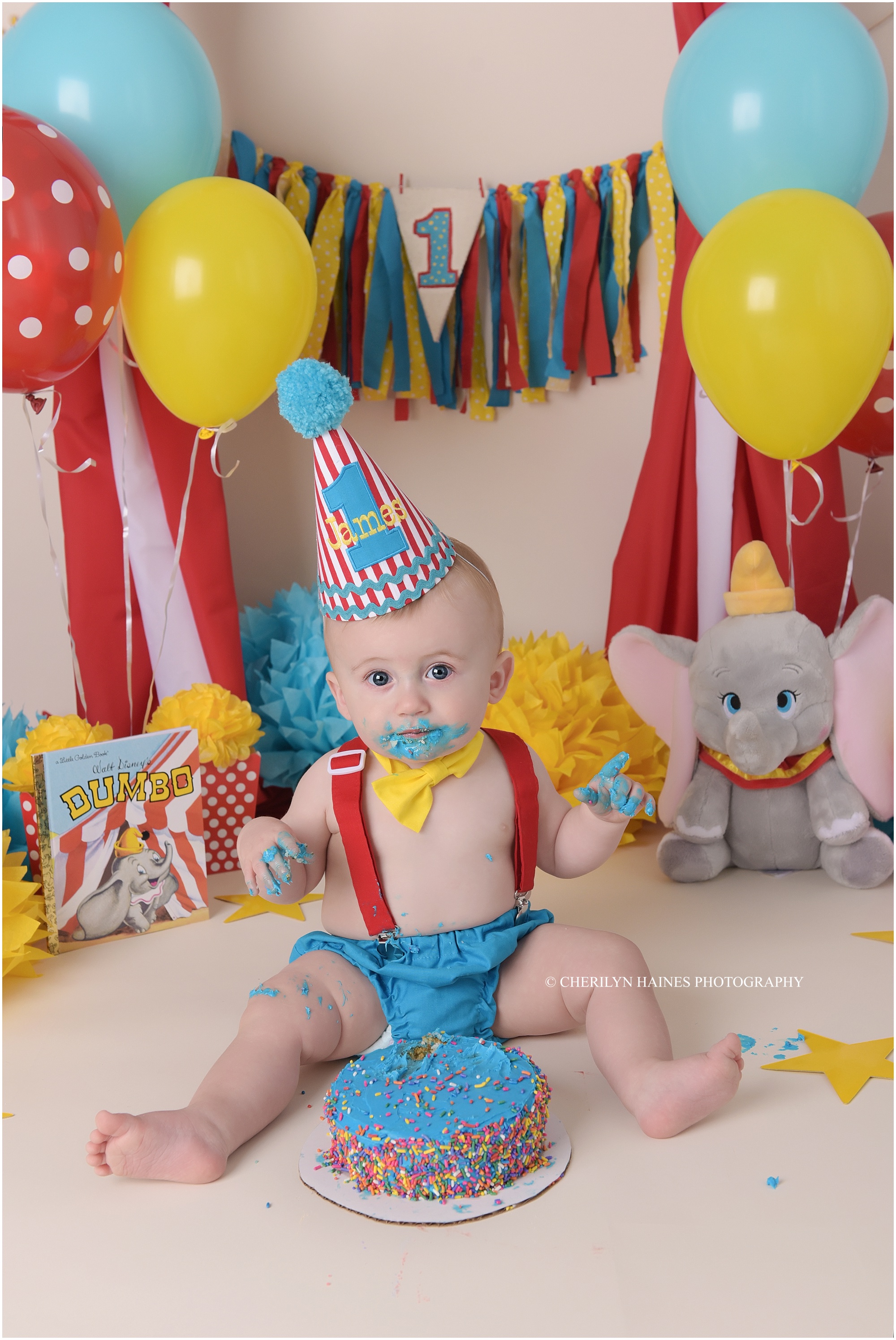 Dumbo cake smash on sale outfit