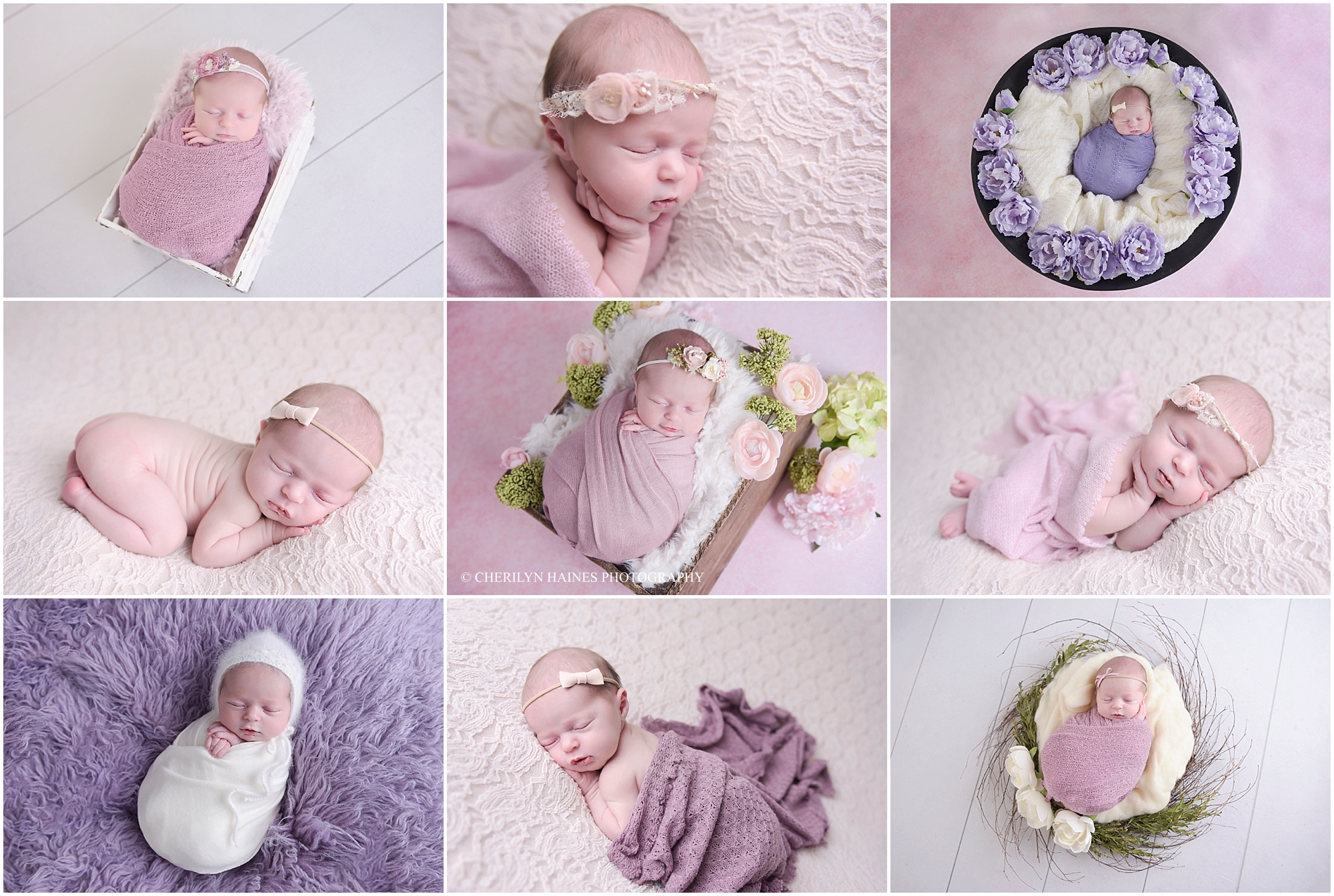 Camille: 9 Days Old | Denham Springs, Louisiana Newborn Portraits