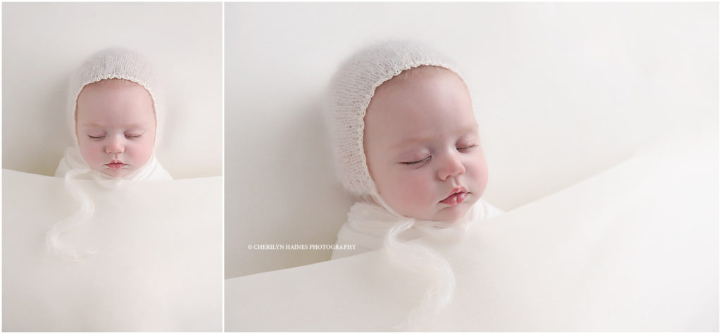 backlit newborn photography