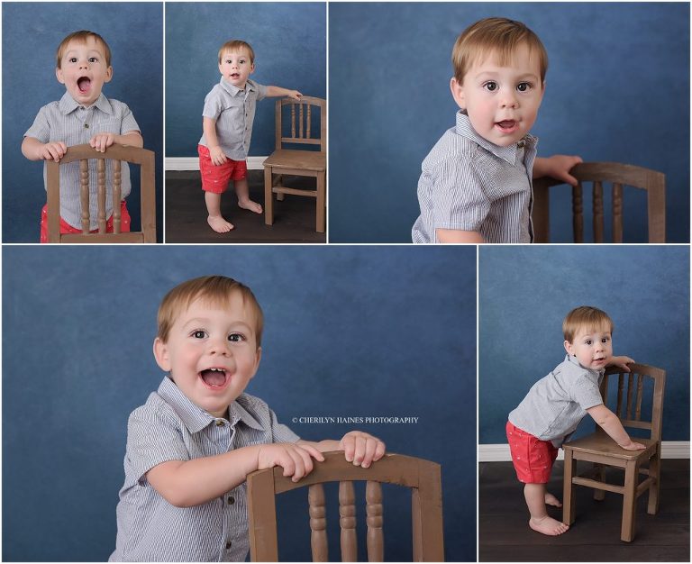 1 year portraits photographed in denham springs, la with cherilyn haines photography