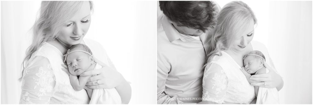 studio newborn portraits in lafayette, louisiana with cherilyn haines photography