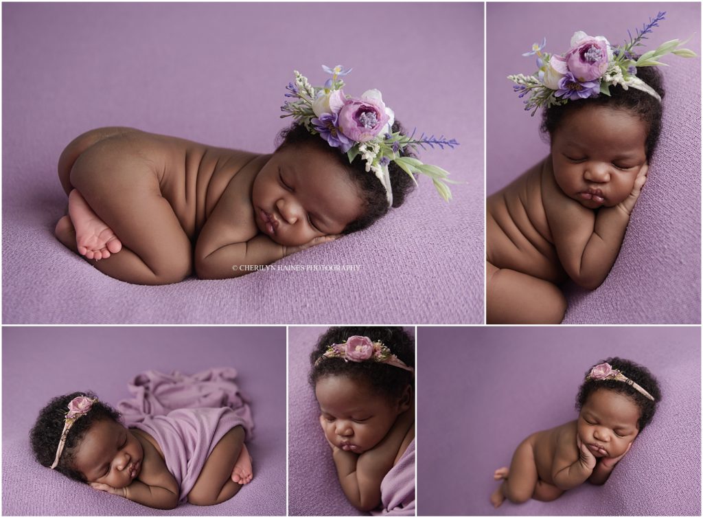 newborn portrait session with cherilyn haines photography in baton rouge, la