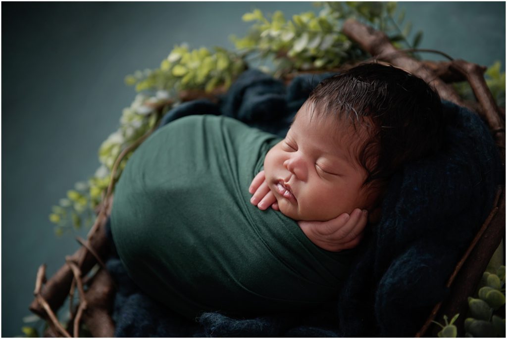 11 day old newborn baby boy photographed by cherilyn haines photography at her photography studio in baton rouge, louisiana
