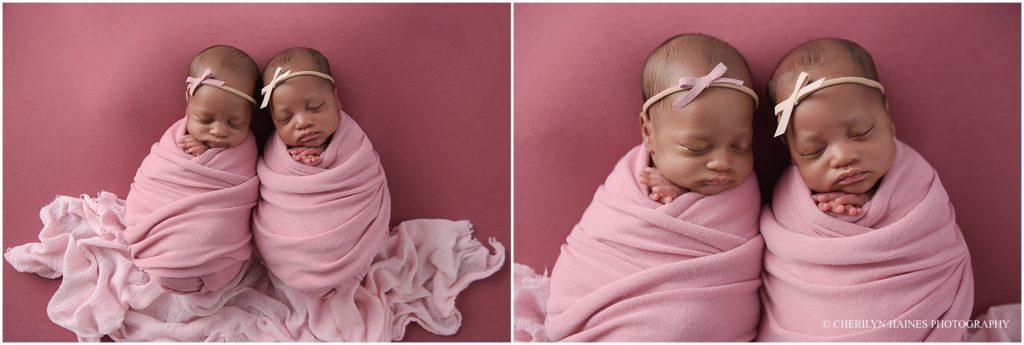 newborn twins photographer in new orleans, louisiana
