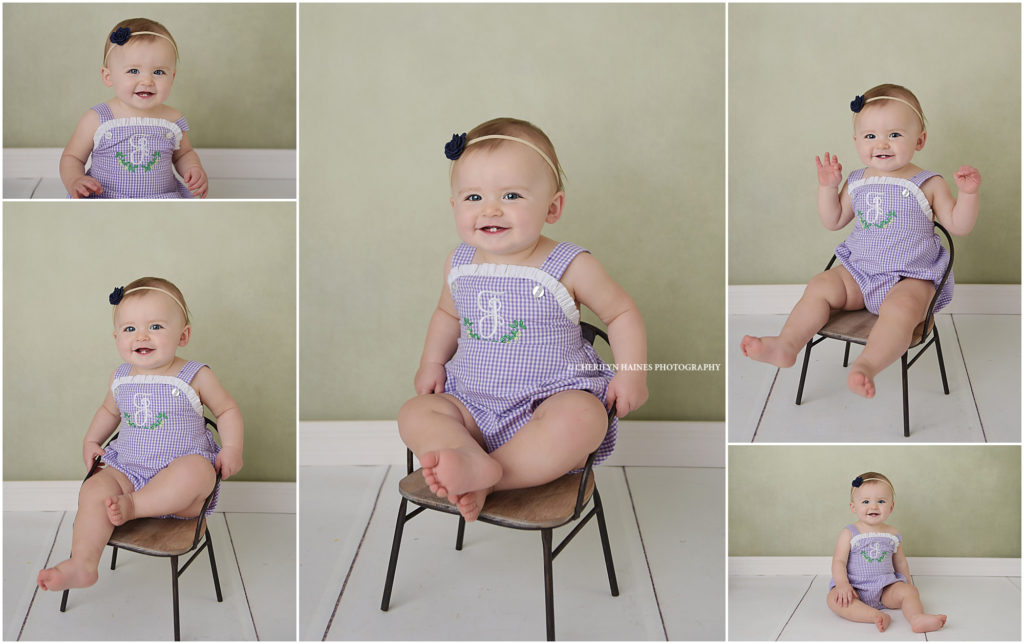 1 year portraits in baton rouge, louisiana with cherilyn haines photography