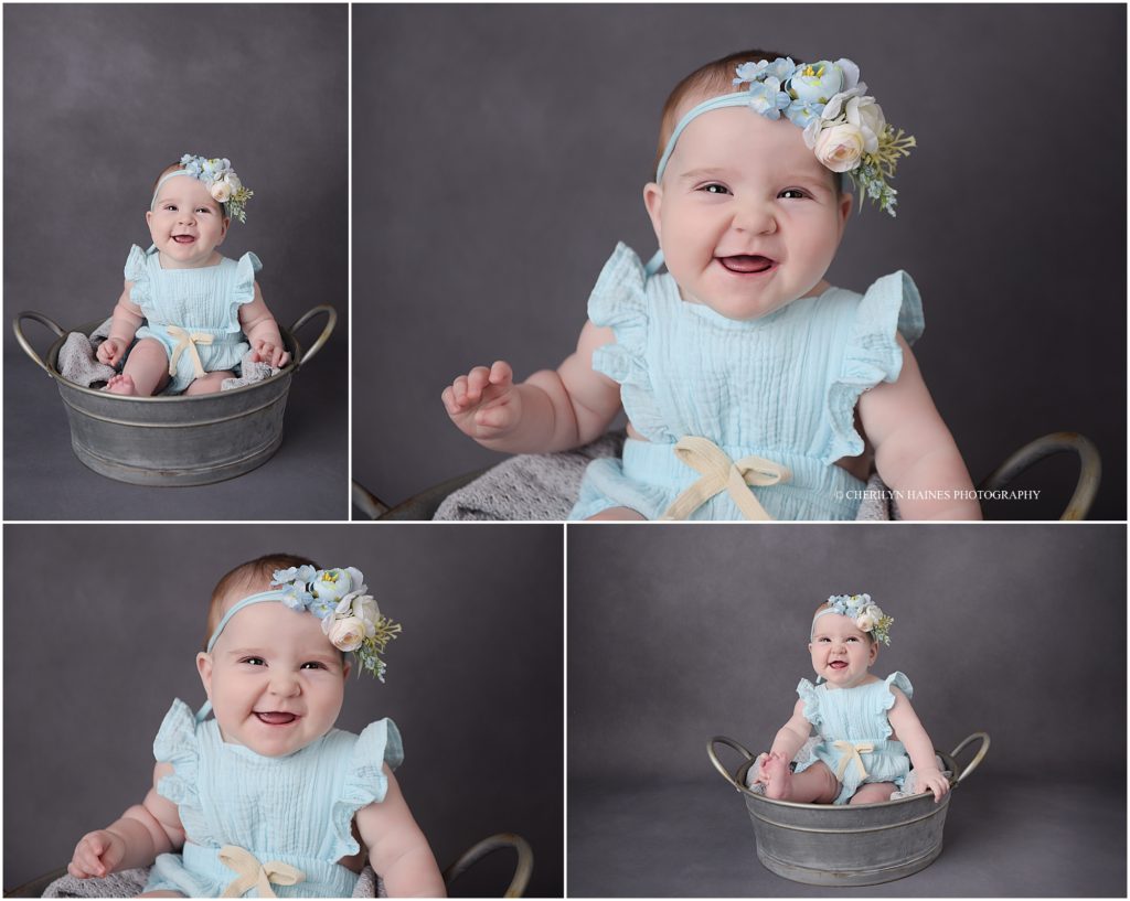 6 month portraits in Baton Rouge, Louisiana