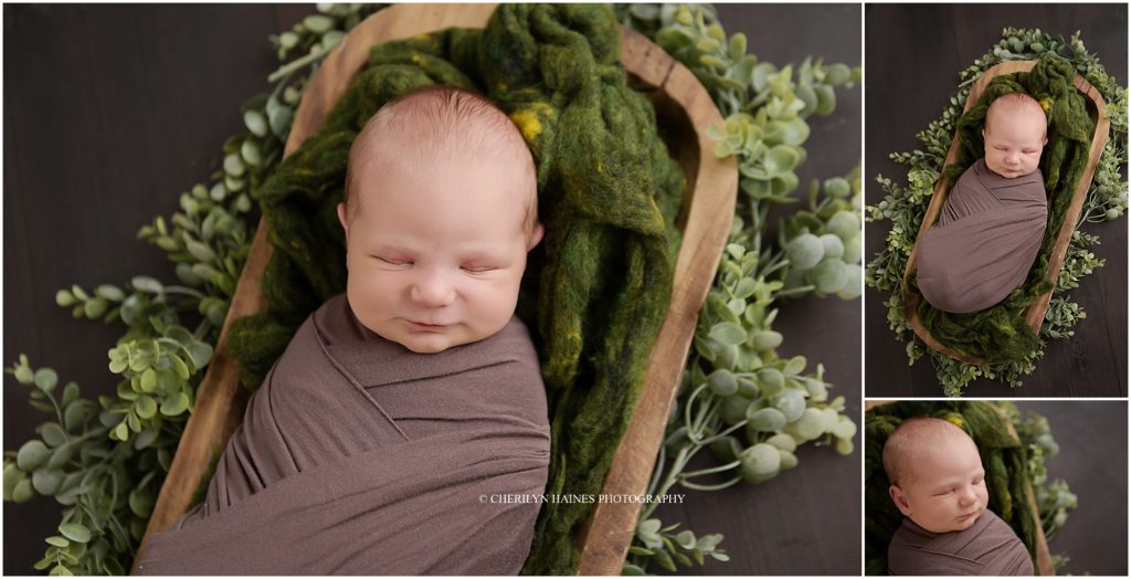 9 day old newborn baby boy photographed by cherilyn haines photography