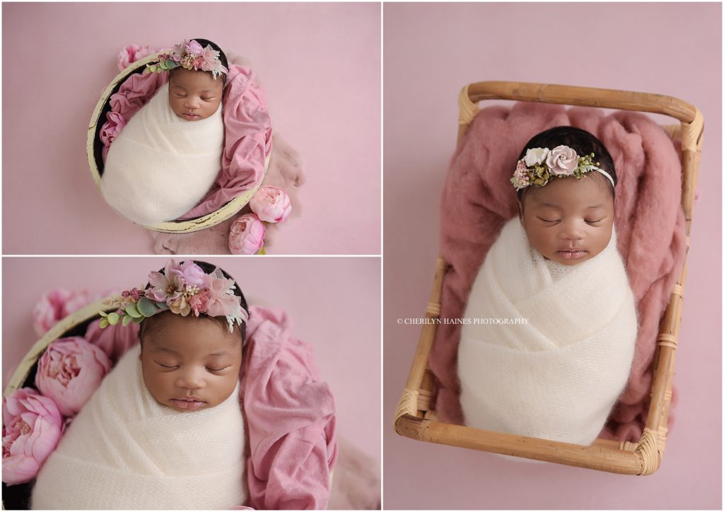 newborn portrait session in new orleans, louisiana with cherilyn haines photography