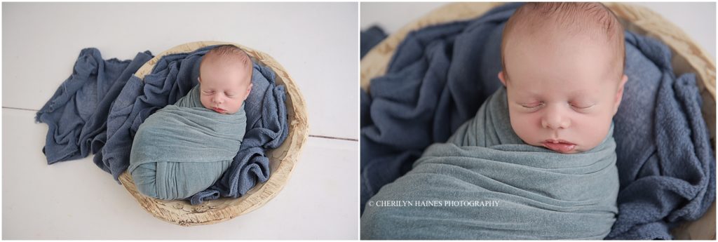 9 day old newborn baby boy photographed by cherilyn haines photography