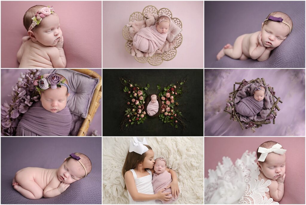 fine art newborn portrait session with a 9 day old newborn baby girl with cherilyn haines photography in baton rouge, louisiana. Cherilyn is a fine art maternity, newborn, and baby photographer who services denham springs, baton rouge, new orleans, hammond, lake charles, lafayette, metairie, and surrounding areas.