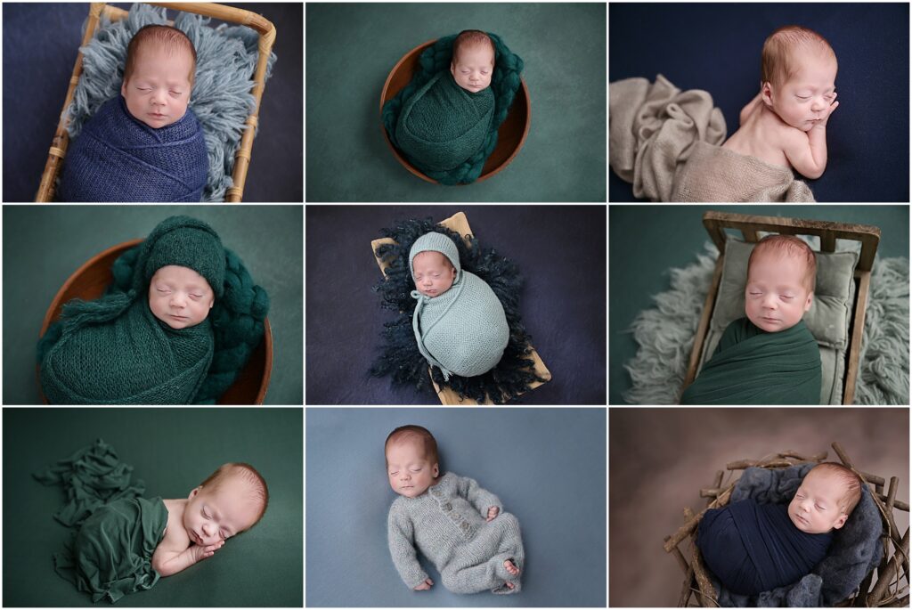 7 week old premie newborn baby boy is photographed by cherilyn haines photography at her studio in baton rouge, louisiana for his newborn session.