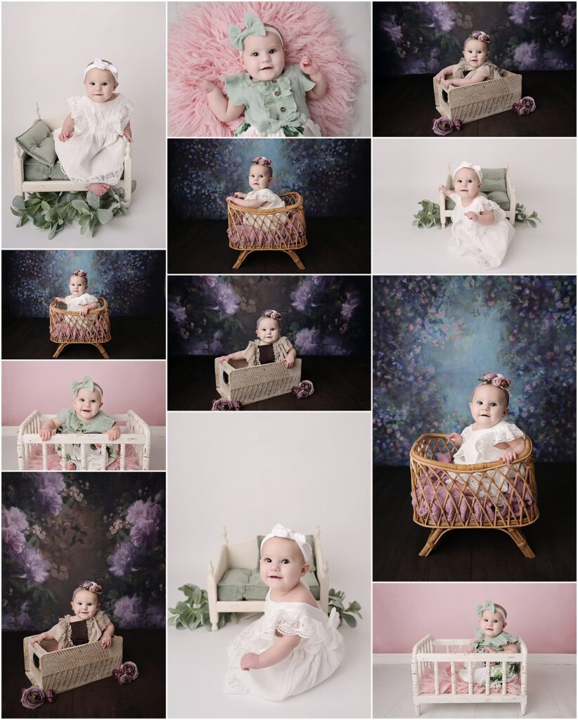 6 month old session with cherilyn haines photography in baton rouge, louisiana