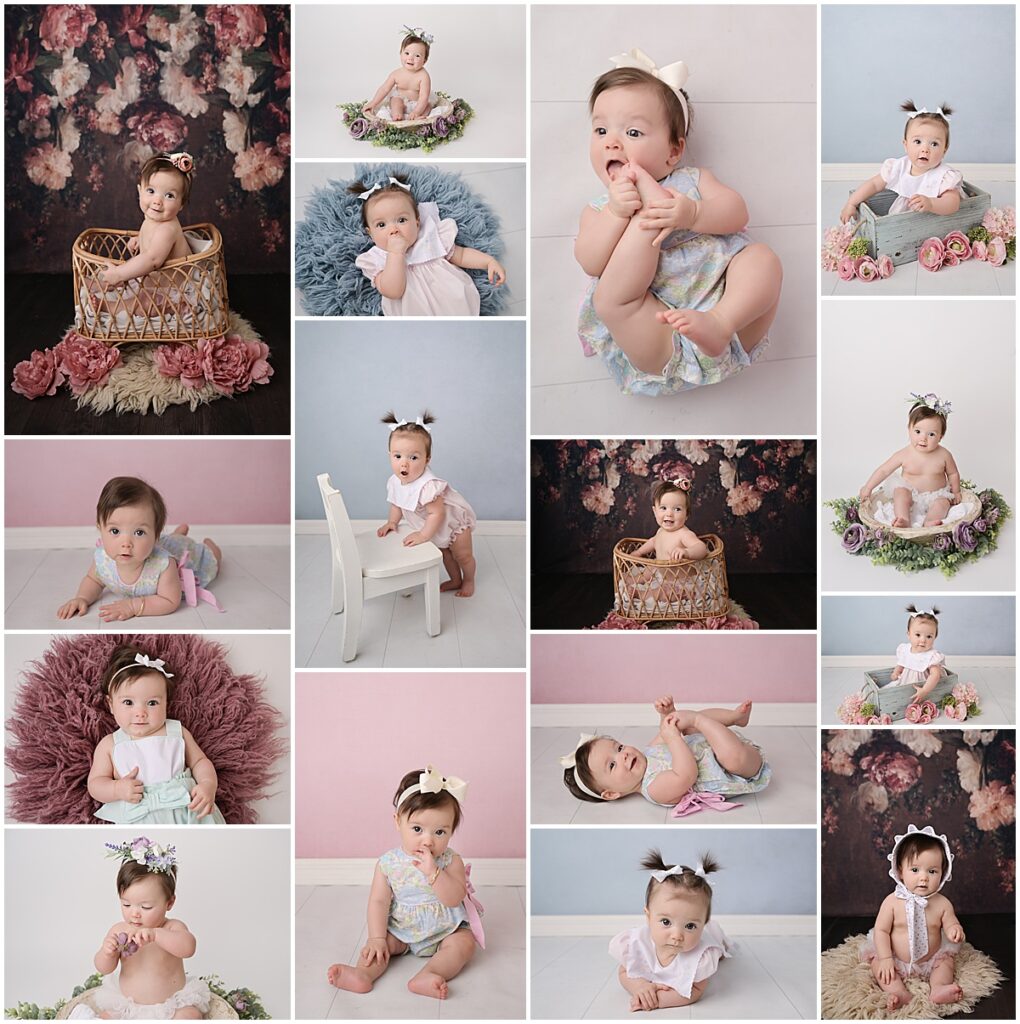 6 month session with Cherilyn Haines Photography at her studio in Baton Rouge, Louisiana