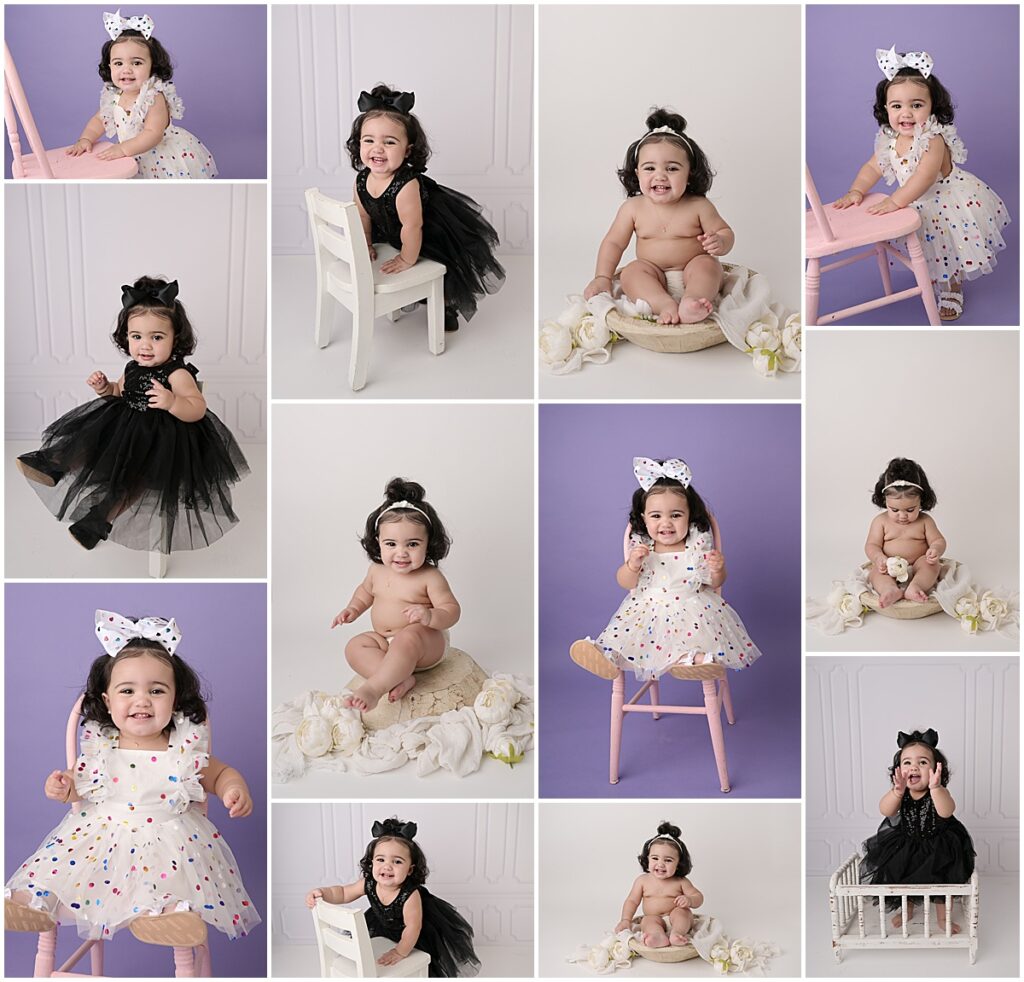 1 year old baby girl photographed by Cherilyn Haines Photography at her studio in Baton Rouge, Louisiana 