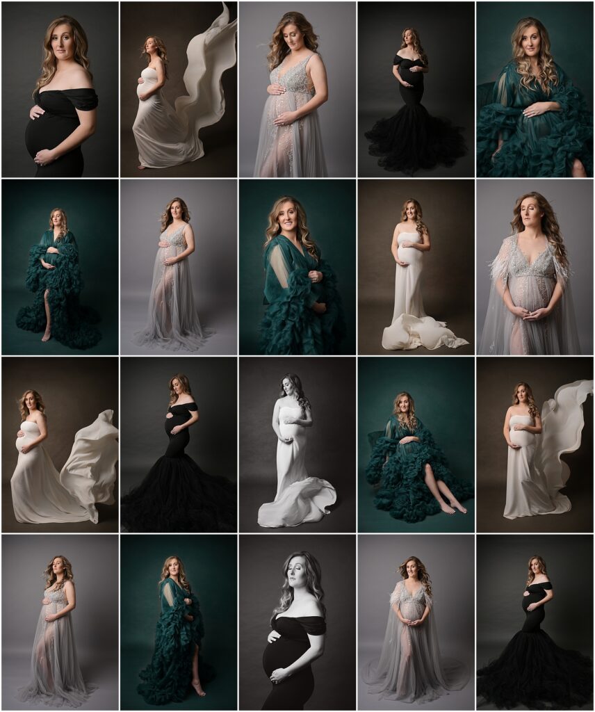 fine art maternity portrait session in baton rouge, louisiana at the studio of cherilyn haines photography; cherilyn haines is a fine art maternity, newborn, and baby photographer who services denham springs, hammond, new orleans, lafayette, lake charles, baton rouge, and gonzales, louisiana.
