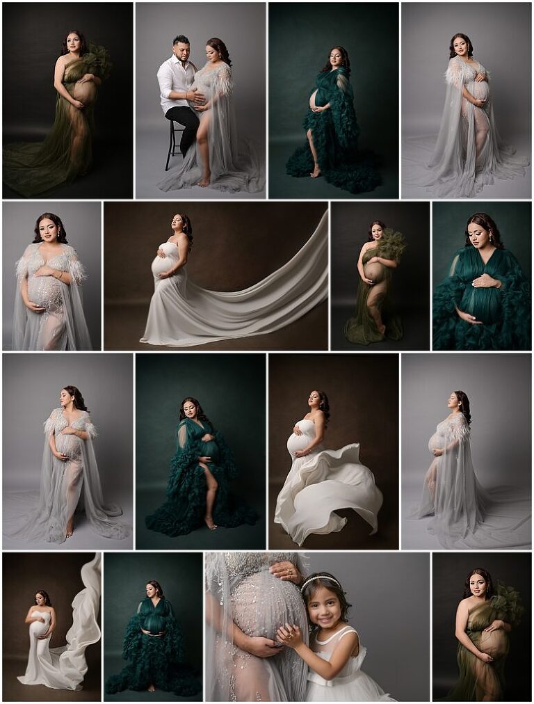 fine art maternity portrait session in Baton Rouge, Louisiana with Cherilyn Haines photography.