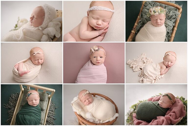 3 week old newborn baby girl photographed by Cherilyn Haines Photography at her newborn session. Cherilyn Haines' studio is in Baton Rouge, Louisiana and she works with clients from Denham Springs, New Orleans, Hammond, Lake Charles, and Lafayette, LA
