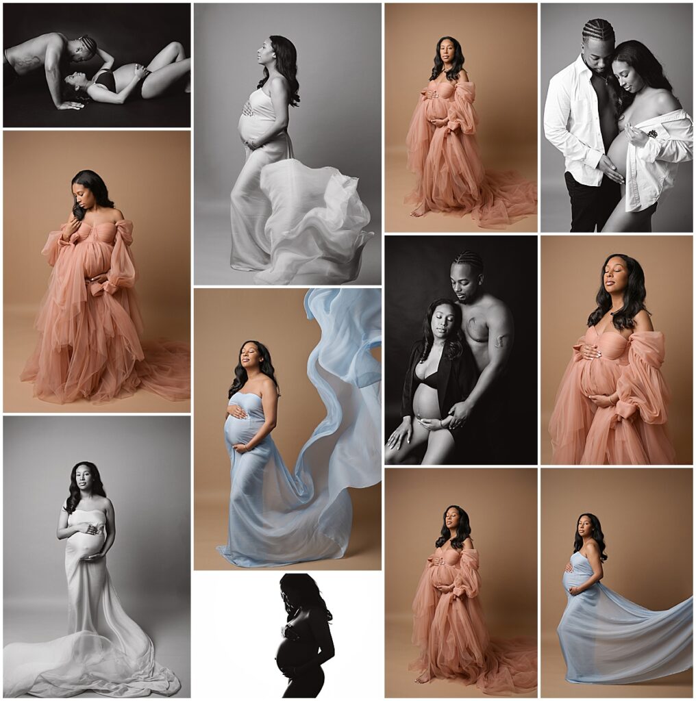 fine art maternity portrait session in Baton Rouge, Louisiana with Cherilyn Haines photography. 