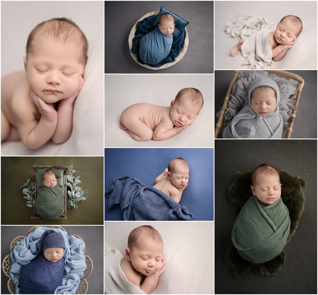 25 day old newborn baby boy is photographed by Cherilyn Haines photography in Baton Rouge, louisiana.
