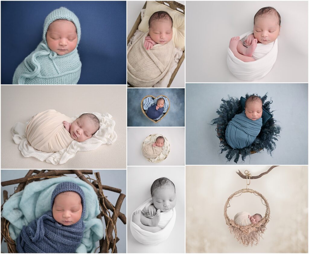 4 day old newborn baby boy is photographed by Cherilyn Haines photography at her studio in Baton Rouge, louisiana.