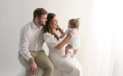 Light & Airy Studio Lifestyle Baby Session in Baton Rouge | Relaxed Family Photography