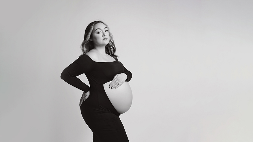 Carly | Baton Rouge, LA Studio Maternity Session