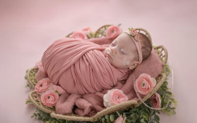 Presleigh: A Little Fighter’s Newborn Session in Baton Rouge